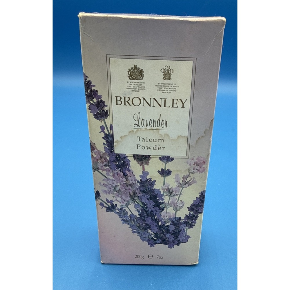 Bronnley‎ Lavender Talcum Powder 200g 7 Oz-discontinued Talcum